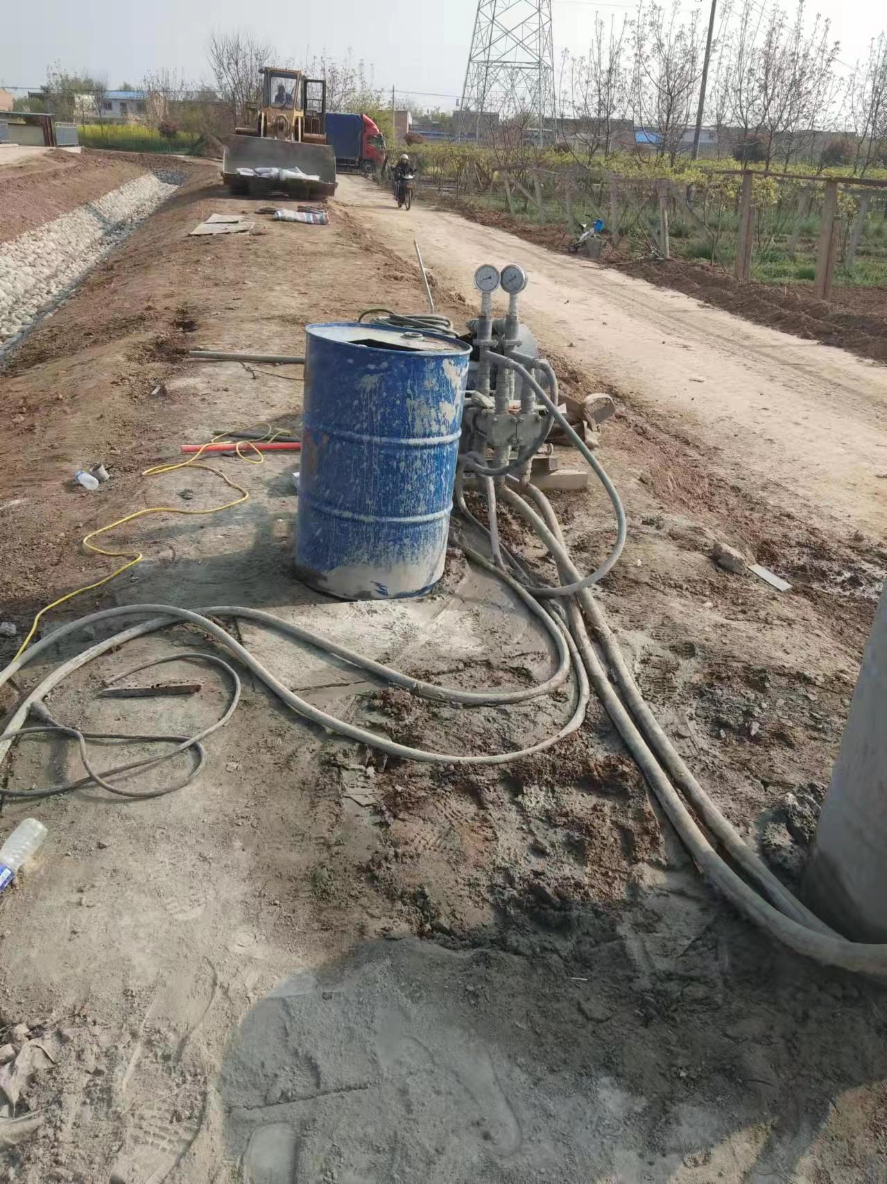 幸福路街道顶管注浆